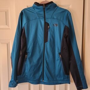 The North Face Men's Teal and Navy Performance Jacket